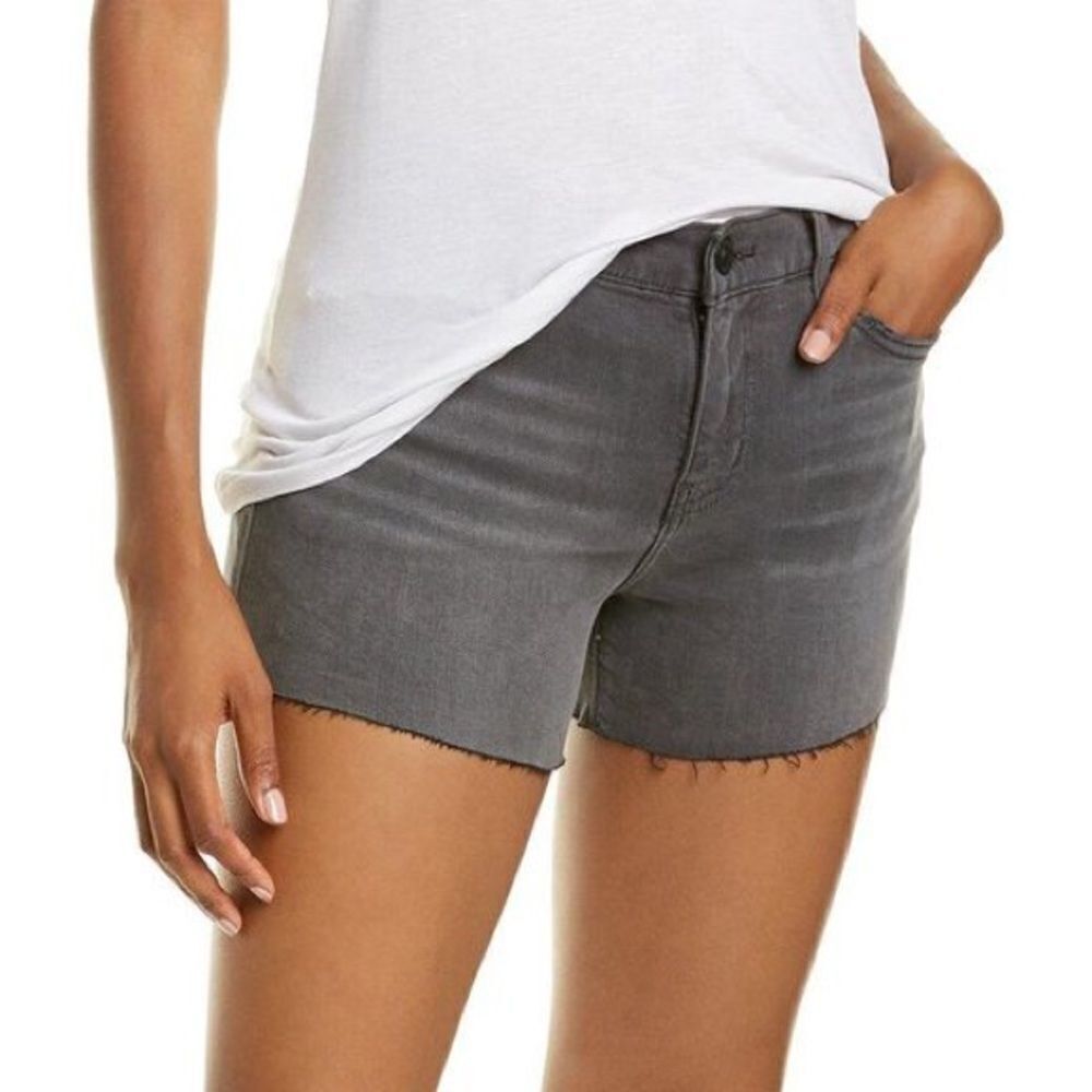 Hudson Gracie Mid Rise Black Cut Off Shorts